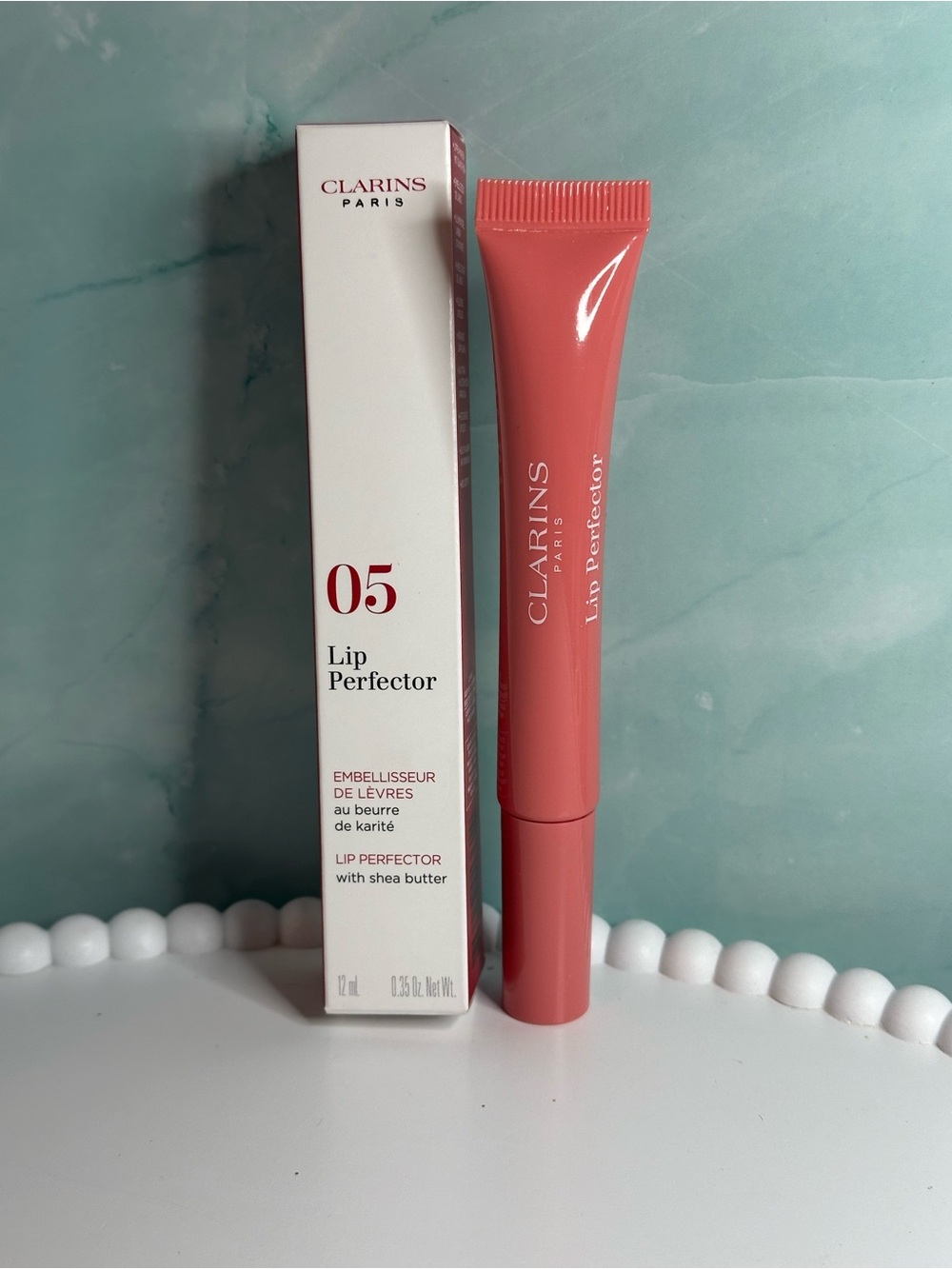 CLARINS Lip Perfector - 05 Candy Shimmer - 0.35 oz Lip Gloss NIB